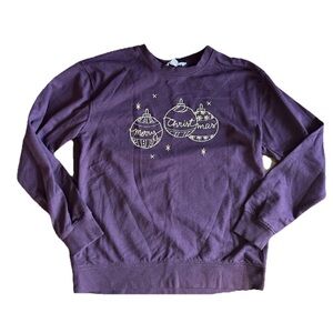 Purple Christmas Sweatshirt